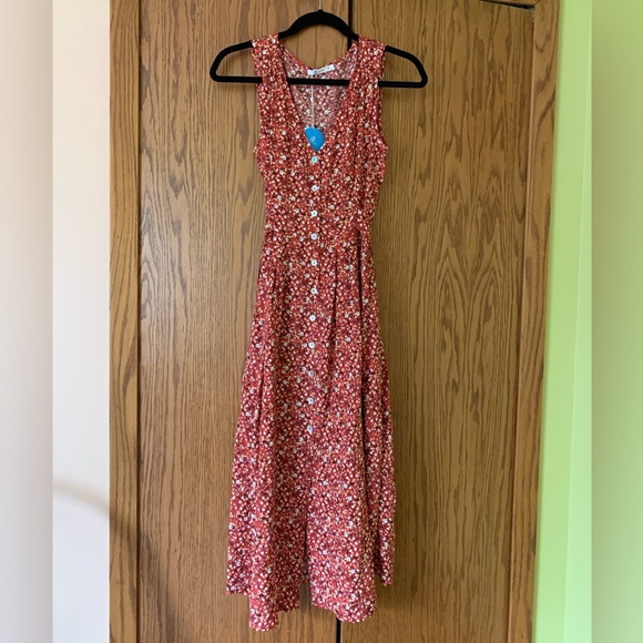 Cupshe Milana Tie Back Dress | NWT Sz. XS - Picture 4 of 7